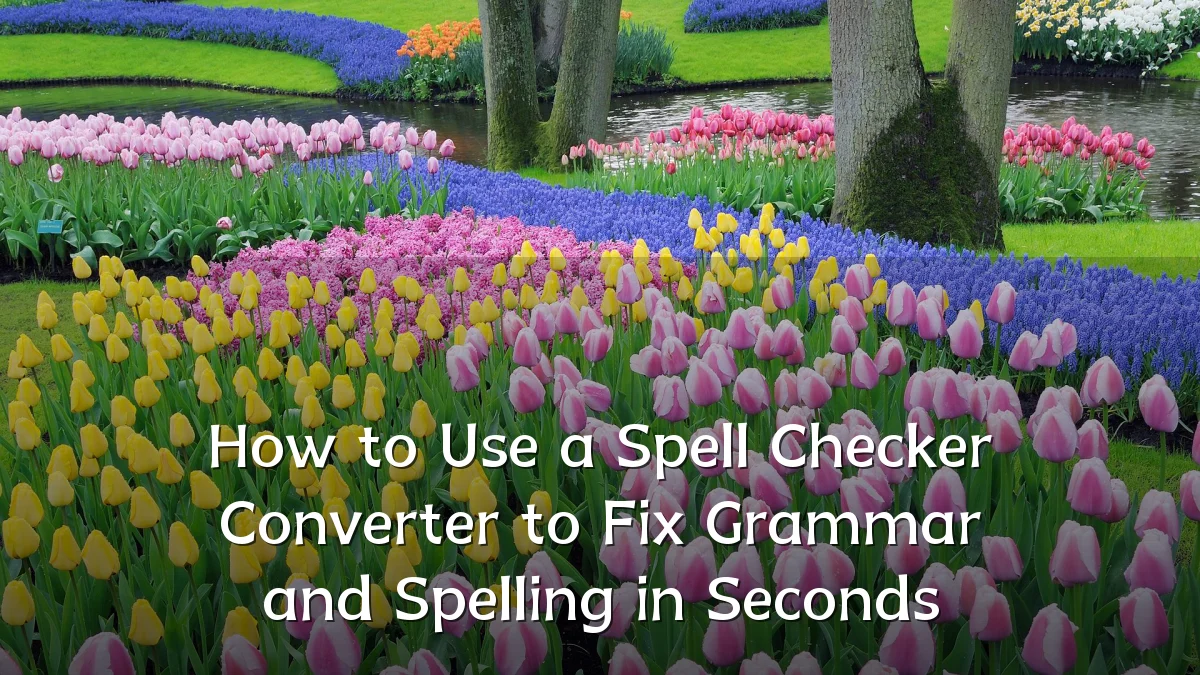 How to Use a Spell Checker Converter to Fix Grammar and Spelling in Seconds