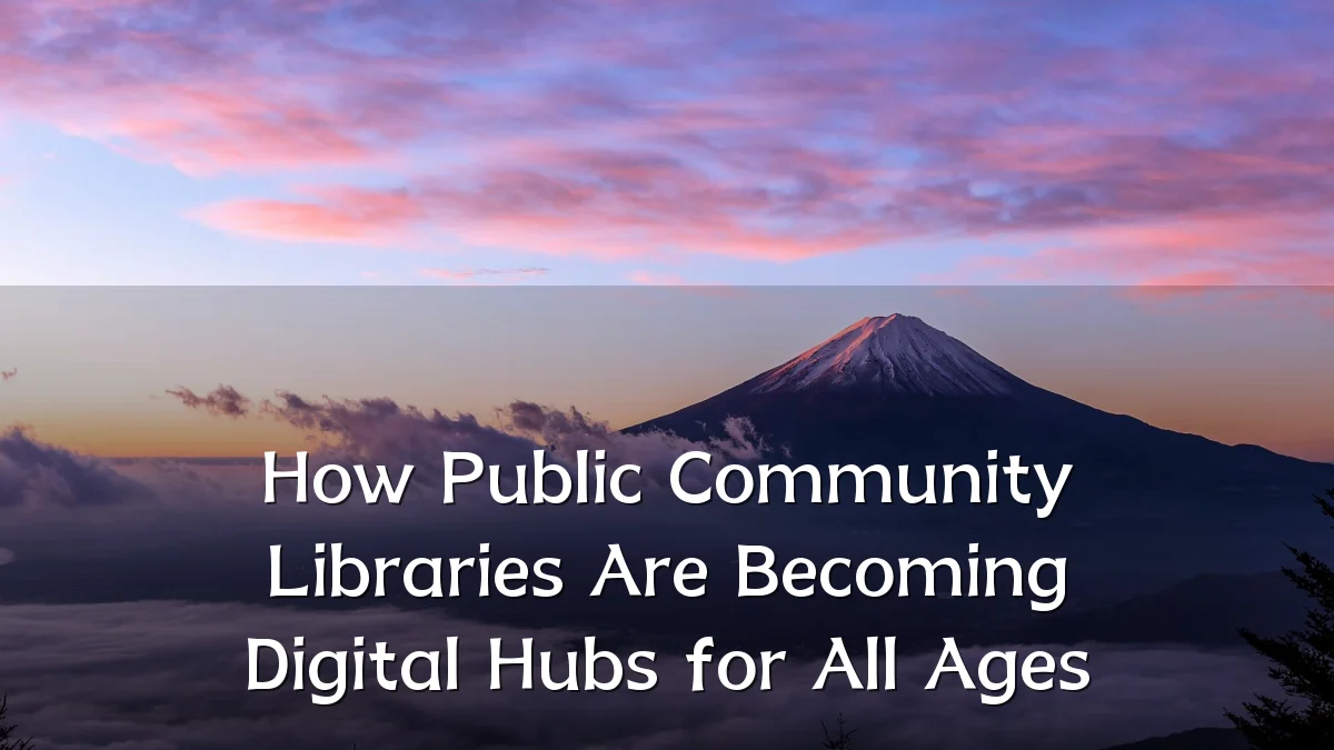 How Public Community Libraries Are Becoming Digital Hubs for All Ages