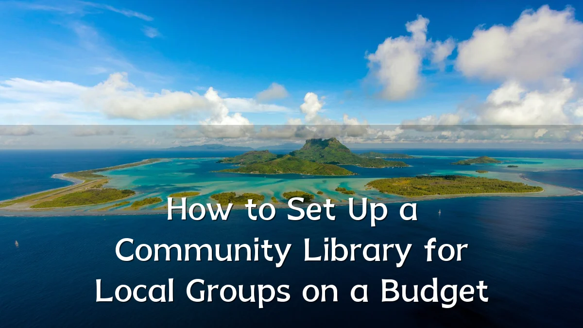 How to Set Up a Community Library for Local Groups on a Budget