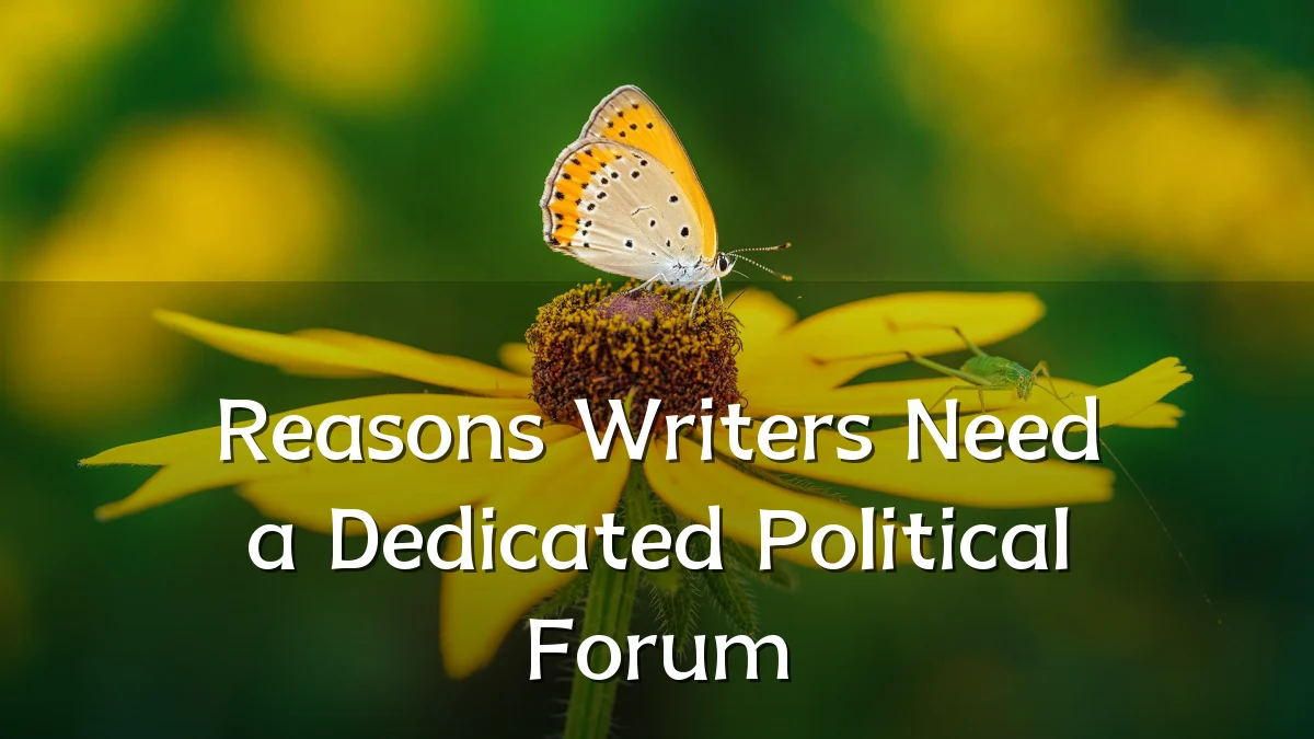 Reasons Writers Need a Dedicated Political Forum