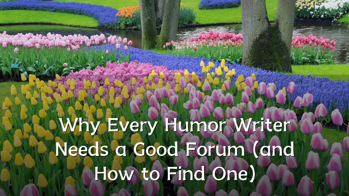 Why Every Humor Writer Needs a Good Forum (and How to Find One)