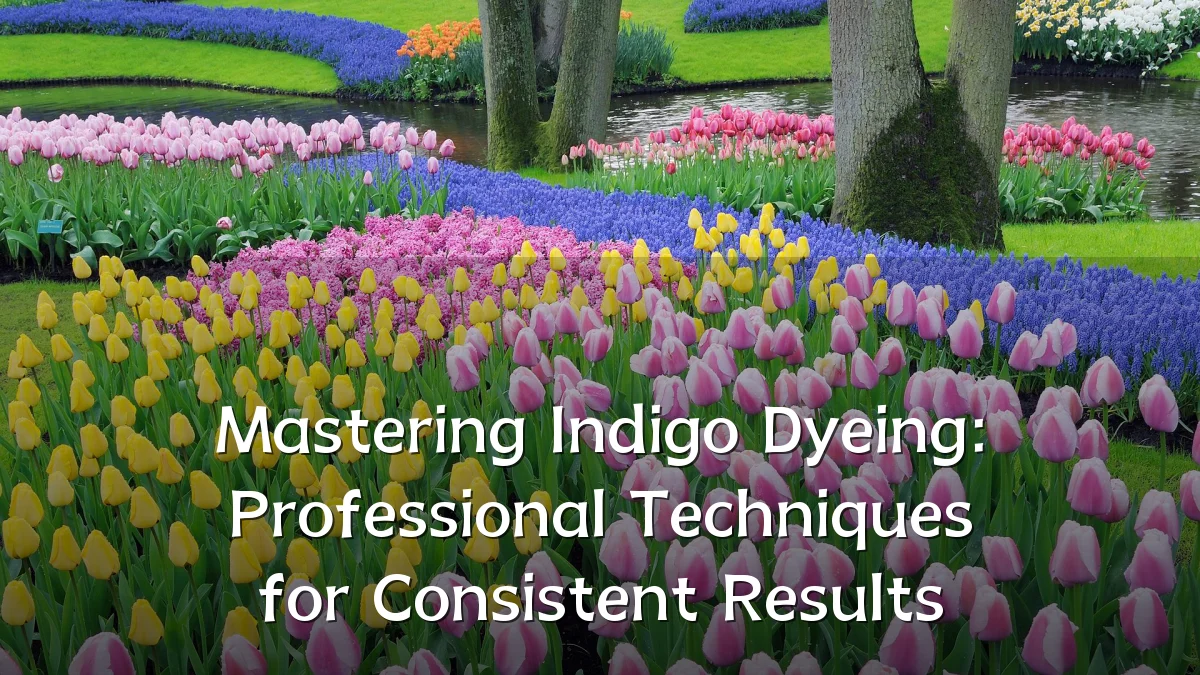Mastering Indigo Dyeing: Professional Techniques for Consistent Results