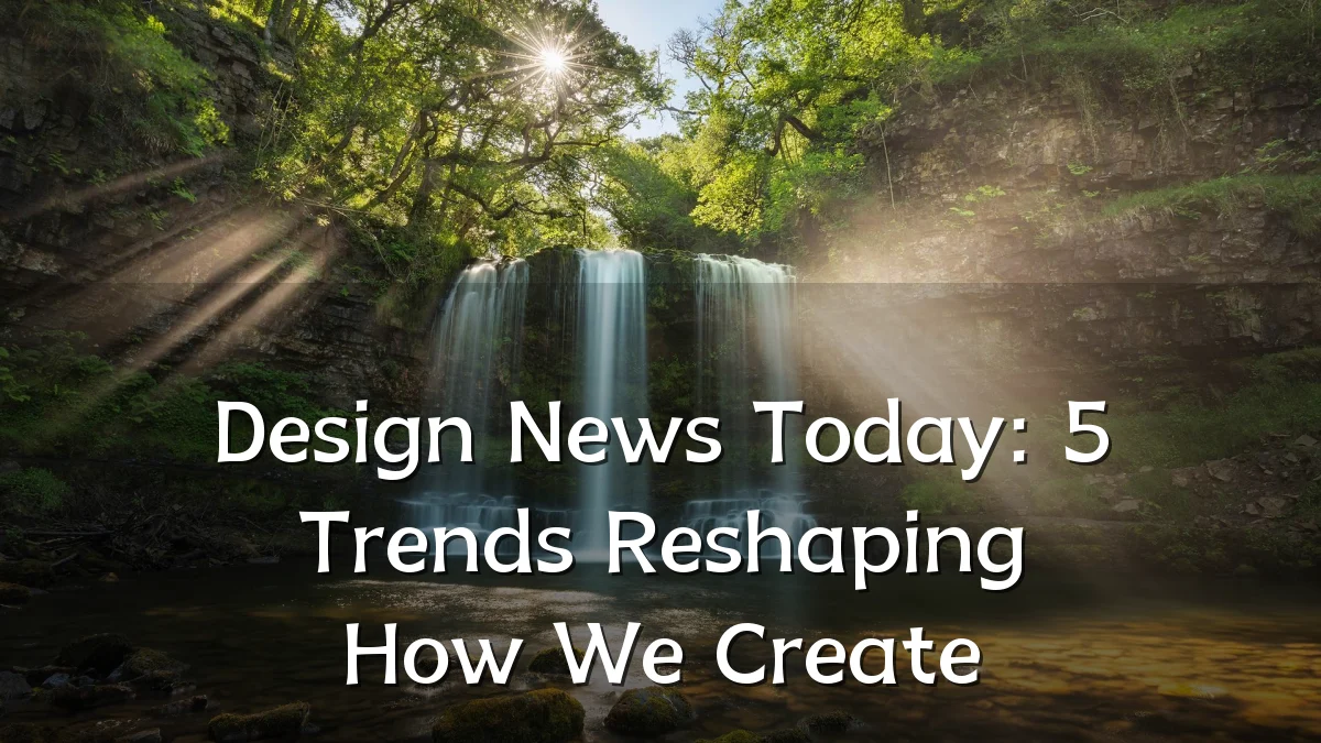 Design News Today: 5 Trends Reshaping How We Create
