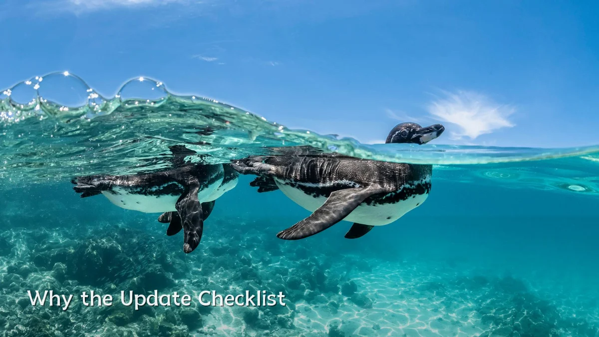 Why the Update Checklist